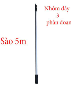 Cây sào nhôm 5m gồm 3 đoạn lồng nhau