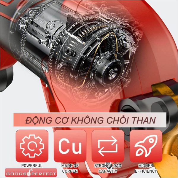 Kéo cắt cành dùng pin GP-E168 công nghệ tiêu chuẩn Hàn Quốc - Hình ảnh 5