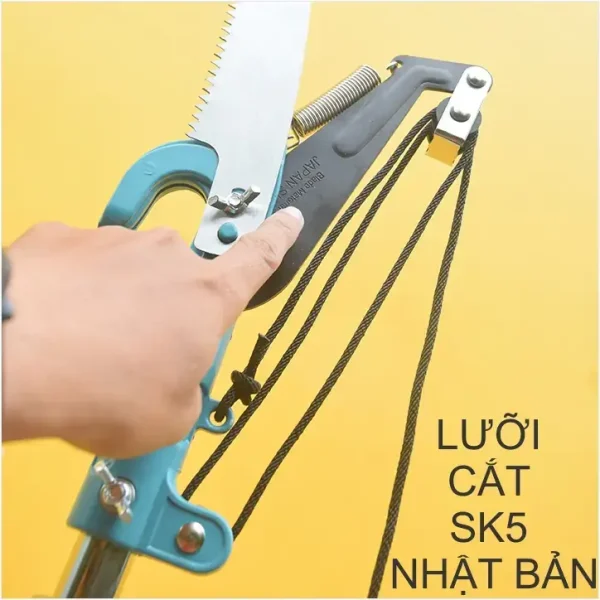 Kéo cắt cành trên cao 5m Nhật Bản 4 đoạn lồng nhau - Hình ảnh 9